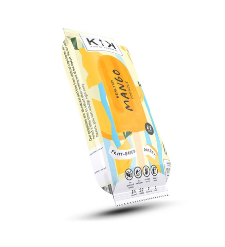 Mango Sorbet Popsicle