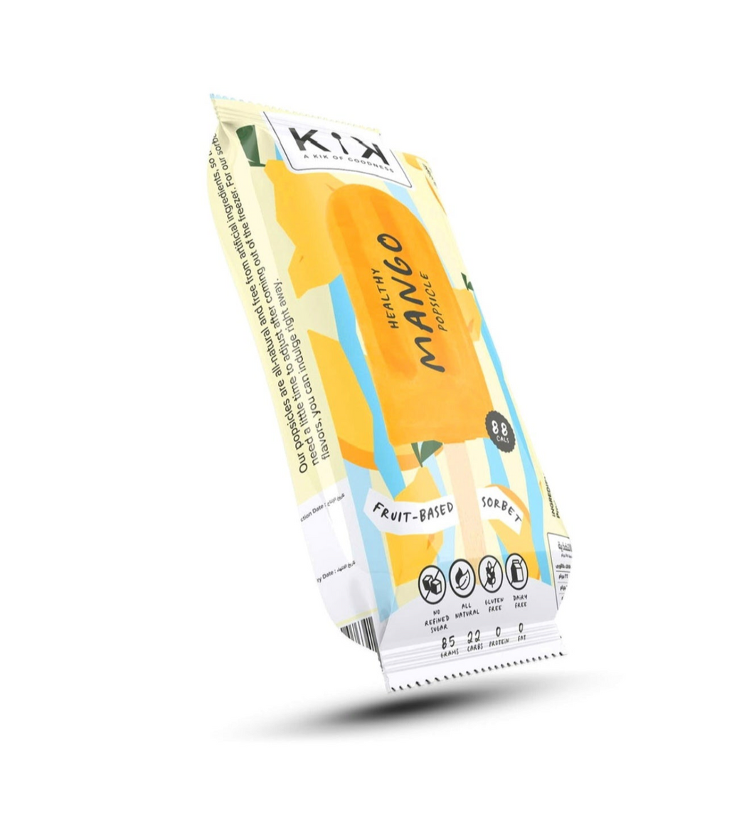Mango Sorbet Popsicle