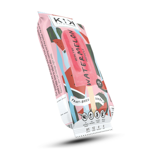 Watermelon Sorbet Popsicle
