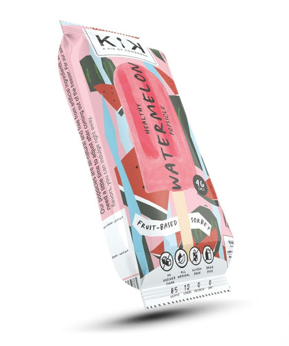 Watermelon Sorbet Popsicle